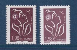 France - Variété - YT N° 3759 A ** - Neuf Sans Charnière - Type 1 Et 2 - 2005 - Ongebruikt