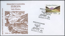 Andorre Espagnol - Andorra FDC2 1999 Y&T N°257 - Michel N°267 - 70p EUROPA - Storia Postale