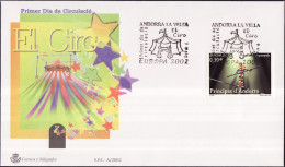 Europa CEPT 2002 Andorre Espagnol - Andorra FDC1 Y&T N°280 - Michel N°290 - 0,50€ EUROPA - 2002