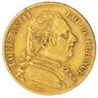 Louis XVIII-20 Francs 1815 Bayonne - 20 Francs (or)