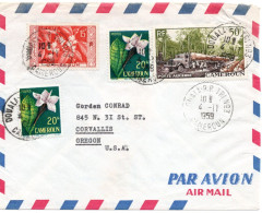 71791 - Kamerun - 1959 - 50F Luftpost MiF A LpBf DOUALA -> Corvallis, OR (USA) - Brieven En Documenten