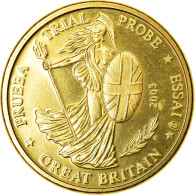 Grande-Bretagne, 10 Euro Cent, 2003, Unofficial Private Coin, SPL, Laiton - Private Proofs / Unofficial