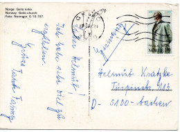 71799 - Norwegen - 1978 - 1,80Kr Ibsen EF A AnsKte GEILO -> Westdeutschland - Storia Postale