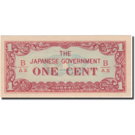 Billet, Birmanie, 1 Cent, Undated (1942), KM:9b, NEUF - Myanmar