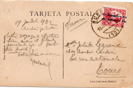 71815 - Spanien - 1932 - Republica/25c Alfonso EF A AnsKte BURGOS -> Frankreich - Cartas & Documentos