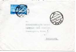 71834 - Spanien - 1956 - 3Ptas Schiff EF A Bf JAEN -> Grossbritannien - Cartas & Documentos