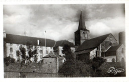 CPSM 15 Allanche L'Eglise Et Le Couvent Oblitération Et Timbre De 1950 Au Dos. - Allanche