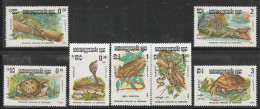 KAMPUCHEA - N°400/6 ** (1983) Reptiles - Kampuchea