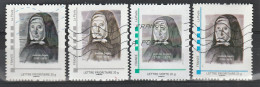 MONTIMBRAMOI JEANNE JUGAN LETTRE VERTE ET PRIORITAIRE 4 TIMBRES DIFFERENTS OBLITERE - Used Stamps