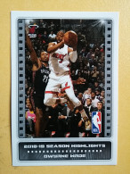 ST 1 - NBA SEASONS 2019-20, Sticker, Autocollant, PANINI, No.7, Dwyane Wade, Season Highlights 2018-19 - 2000-Aujourd'hui