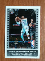 ST 1 - NBA SEASONS 2019-20, Sticker, Autocollant, PANINI, No.3, Russell Westbrook, Season Highlights 2018-19 - 2000-Now