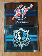 ST 9 - NBA SEASONS 2013-14, Sticker, Autocollant, PANINI, No. A 15, A 16, Washington Wizards, Dallas - Libros