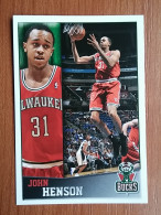 ST 10 - NBA SEASONS 2013-14, Sticker, Autocollant, PANINI, No. 99 John Henson Milwaukee Bucks - Libri