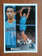 ST 10 - NBA SEASONS 2013-14, Sticker, Autocollant, PANINI, No. 155 Brandan Wright Dallas Mavericks - Libri