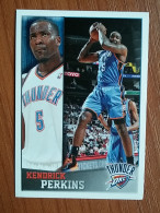 ST 10 - NBA SEASONS 2013-14, Sticker, Autocollant, PANINI, No. 225 Kendrick Perkins Oklahoma City Thunder - Libri