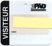CARTE ENTREE SALON  BADGE - PAO  Card Karte  (W 09) - Beurskaarten
