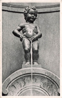 BELGIQUE - Bruxelles - Manneken Pis - Carte Postale Ancienne - Monumenten, Gebouwen