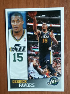 ST 11 - NBA SEASONS 2013-14, Sticker, Autocollant, PANINI, No 246 Derrick Favors Utah Jazz - Libros