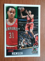ST 12 - NBA SEASONS 2013-14, Sticker, Autocollant, PANINI, No 99 John Henson Milwaukee Bucks - Books