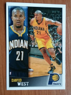 ST 12 - NBA SEASONS 2013-14, Sticker, Autocollant, PANINI, No 90 David West Indiana Pacers - Bücher