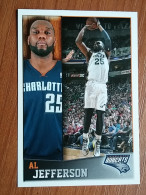 ST 13 - NBA SEASONS 2013-14, Sticker, Autocollant, PANINI, No 116 Al Jefferson Charlotte Bobcats - Books