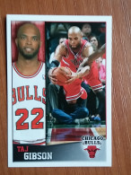 ST 14 - NBA SEASONS 2013-14, Sticker, Autocollant, PANINI, No 60 Taj Gibson Chicago Bulls - Libros