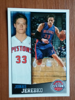 ST 14 - NBA SEASONS 2013-14, Sticker, Autocollant, PANINI, No 78 Jonas Jerebko Detroit Pistons - Books