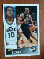 ST 15 - NBA SEASONS 2013-14, Sticker, Autocollant, PANINI, No 252 Alec Burks Utah Jazz - Libros