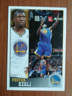 ST 16 - NBA SEASONS 2013-14, Sticker, Autocollant, PANINI, No 256 Festus Ezeli, Golden State Warriors - Livres