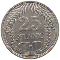 KAISERREICH 25 PFENNIG 1911 A  #s061 0361 - 25 Pfennig