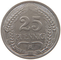 KAISERREICH 25 PFENNIG 1911 A  #a086 0967 - 25 Pfennig