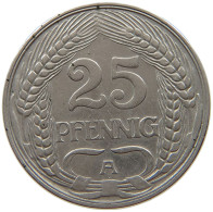 KAISERREICH 25 PFENNIG 1911 A  #a043 0477 - 25 Pfennig