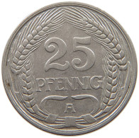 KAISERREICH 25 PFENNIG 1910 A  #c008 0239 - 25 Pfennig