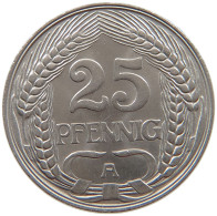 KAISERREICH 25 PFENNIG 1910 A  #s040 0045 - 25 Pfennig