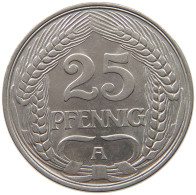 KAISERREICH 25 PFENNIG 1910 A  #c015 0081 - 25 Pfennig