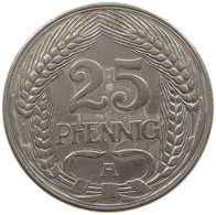 KAISERREICH 25 PFENNIG 1910 A  #a086 0961 - 25 Pfennig