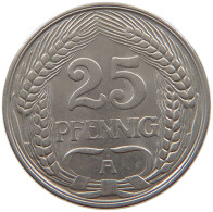 KAISERREICH 25 PFENNIG 1910 A  #a086 0979 - 25 Pfennig