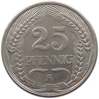 KAISERREICH 25 PFENNIG 1910 A  #a086 0955 - 25 Pfennig