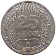 KAISERREICH 25 PFENNIG 1910 A  #a086 0937 - 25 Pfennig