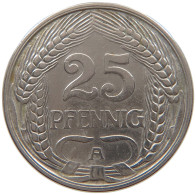 KAISERREICH 25 PFENNIG 1910 A  #a086 0931 - 25 Pfennig