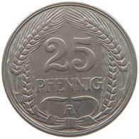 KAISERREICH 25 PFENNIG 1910 A  #a072 0411 - 25 Pfennig