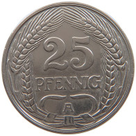 KAISERREICH 25 PFENNIG 1910 A  #a061 0499 - 25 Pfennig