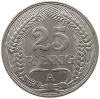 KAISERREICH 25 PFENNIG 1910 A  #a031 0075 - 25 Pfennig