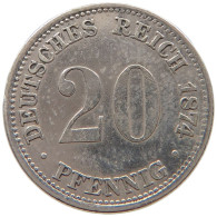 KAISERREICH 20 PFENNIG 1874 A  #c068 0257 - 20 Pfennig