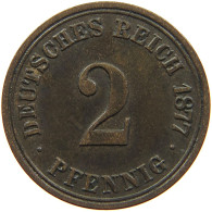 KAISERREICH 2 PFENNIG 1877 A  #t018 0183 - 2 Pfennig