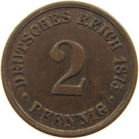 KAISERREICH 2 PFENNIG 1875 B  #a093 0525 - 2 Pfennig