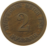 KAISERREICH 2 PFENNIG 1873 A  #a095 0609 - 2 Pfennig