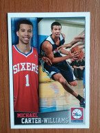 ST 17 - NBA SEASONS 2013-14, Sticker, Autocollant, PANINI, No 42 Michael Carter-Williams, Philadelphia 76ers - Books