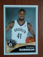 ST 18 - NBA SEASONS 2013-14, Sticker, Autocollant, PANINI, No 33 Thomas Robinson Brooklyn Nets - Livres