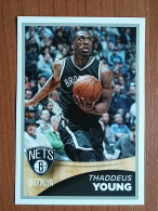 ST 18 - NBA SEASONS 2013-14, Sticker, Autocollant, PANINI, No 31 Thaddeus Young Brooklyn Nets - Libros